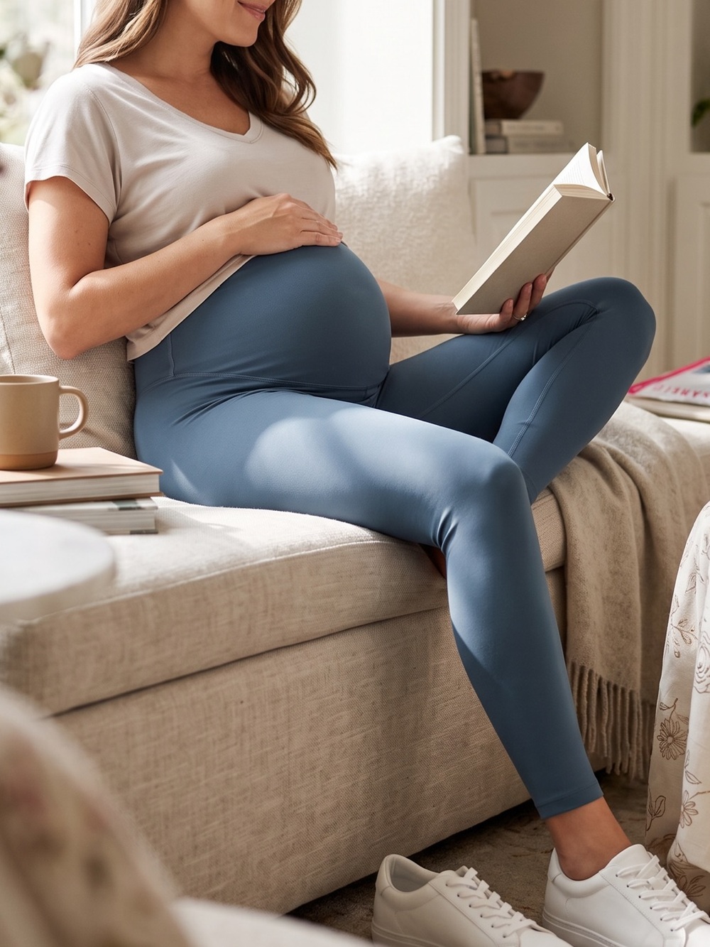 Ingrid & Isabel Maternity "Favorite Leggings" – High-Rise 7/8 Length Size XXL